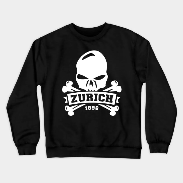 Zurich / FCZ / Südkurve / 1896 Zürich Crewneck Sweatshirt by BigWildKiwi